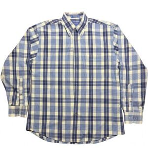 Pendleton Button Down Shirt Men's Medium Plaid Broadway‎ Cloth